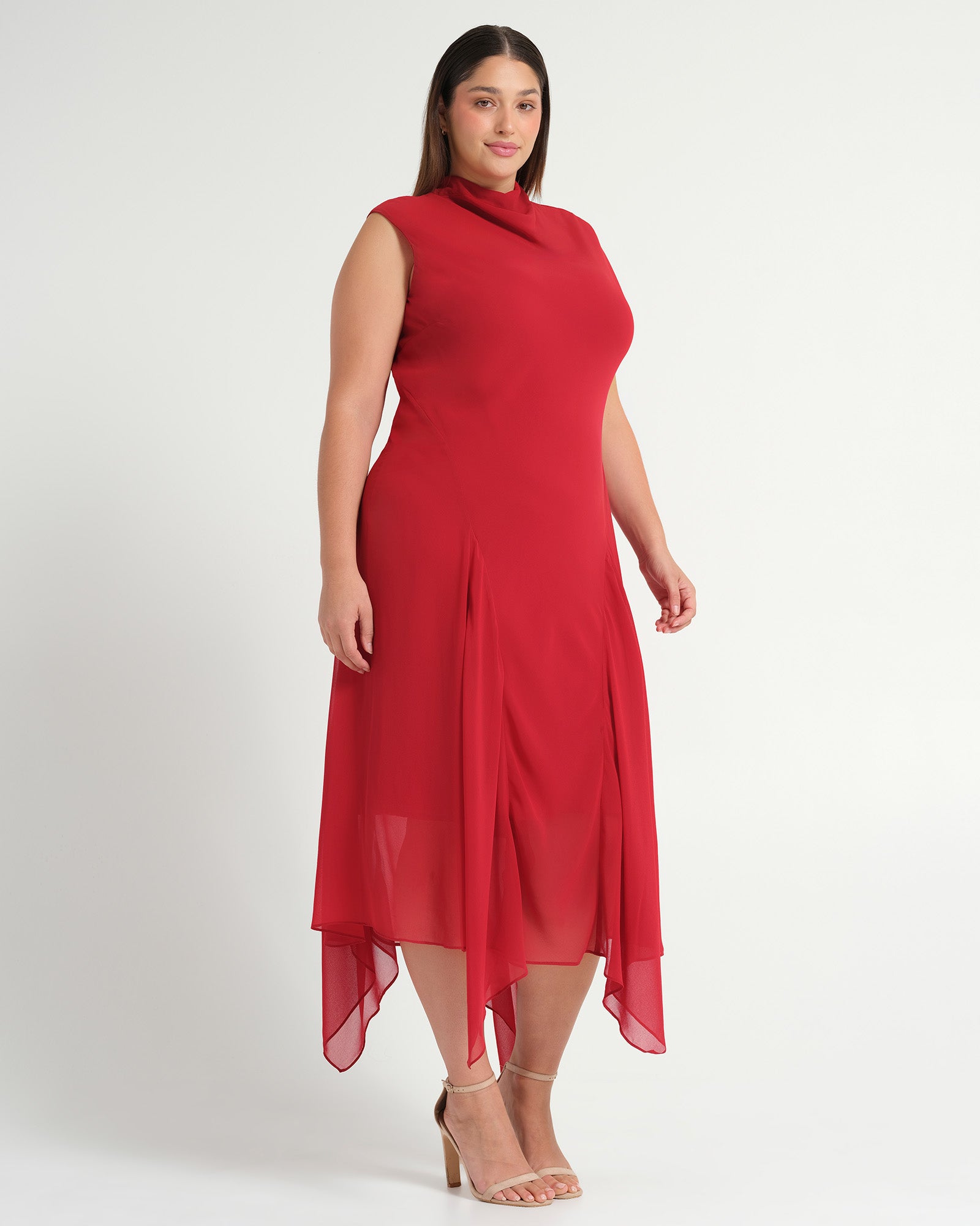 Holly Dress - Cranberry - Estelle Clothing
