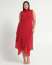 Holly Dress - Cranberry - Estelle Clothing
