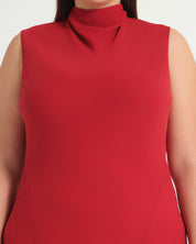 Holly Dress - Cranberry - Estelle Clothing
