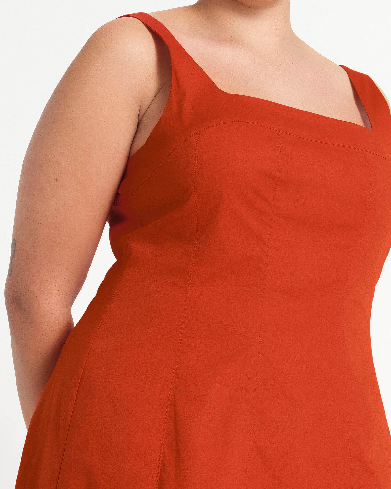 ROHANA DRESS - BURNT ORANGE - Estelle Clothing
