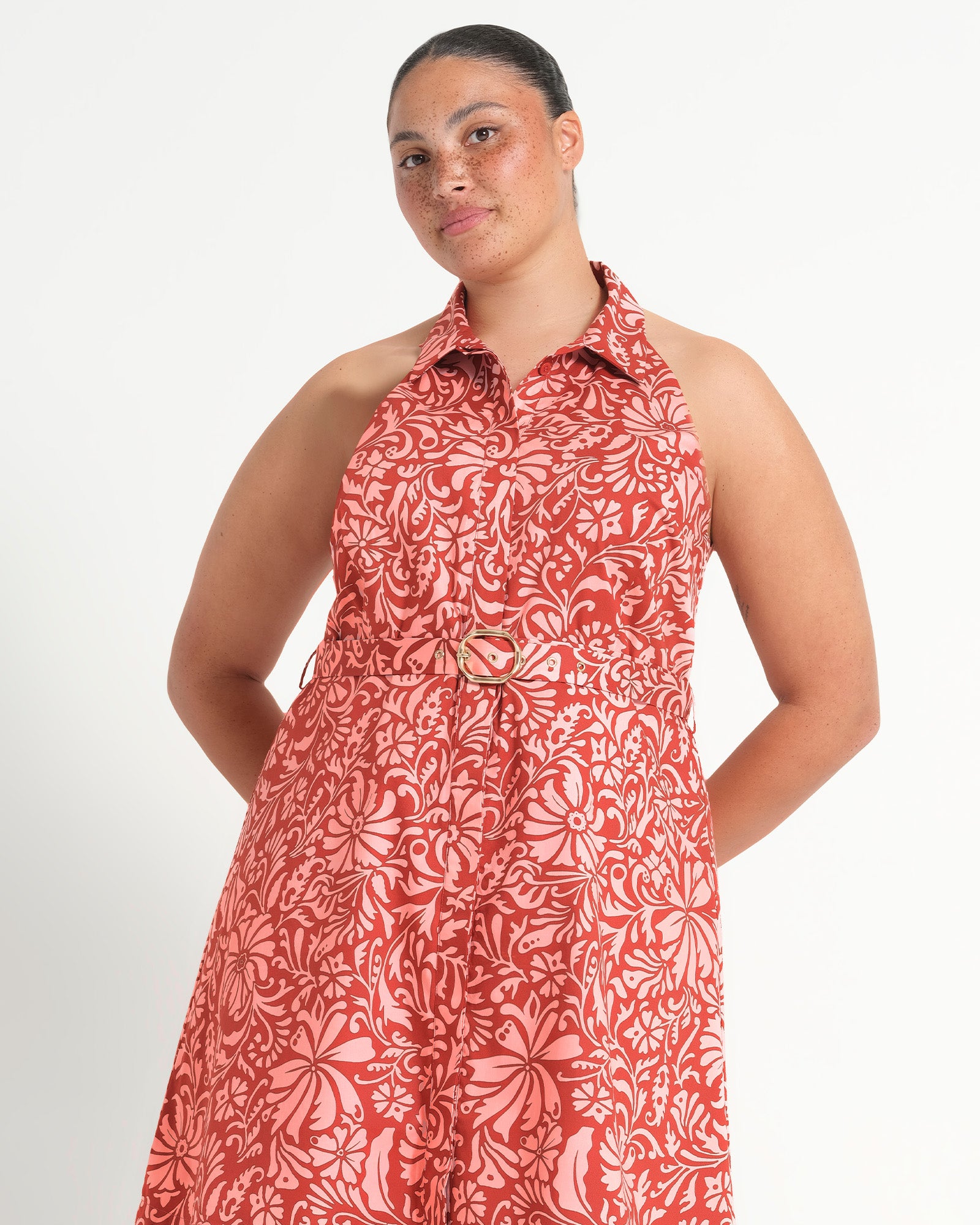 BELLAVIE DRESS - ROSEWOOD - Estelle Clothing
