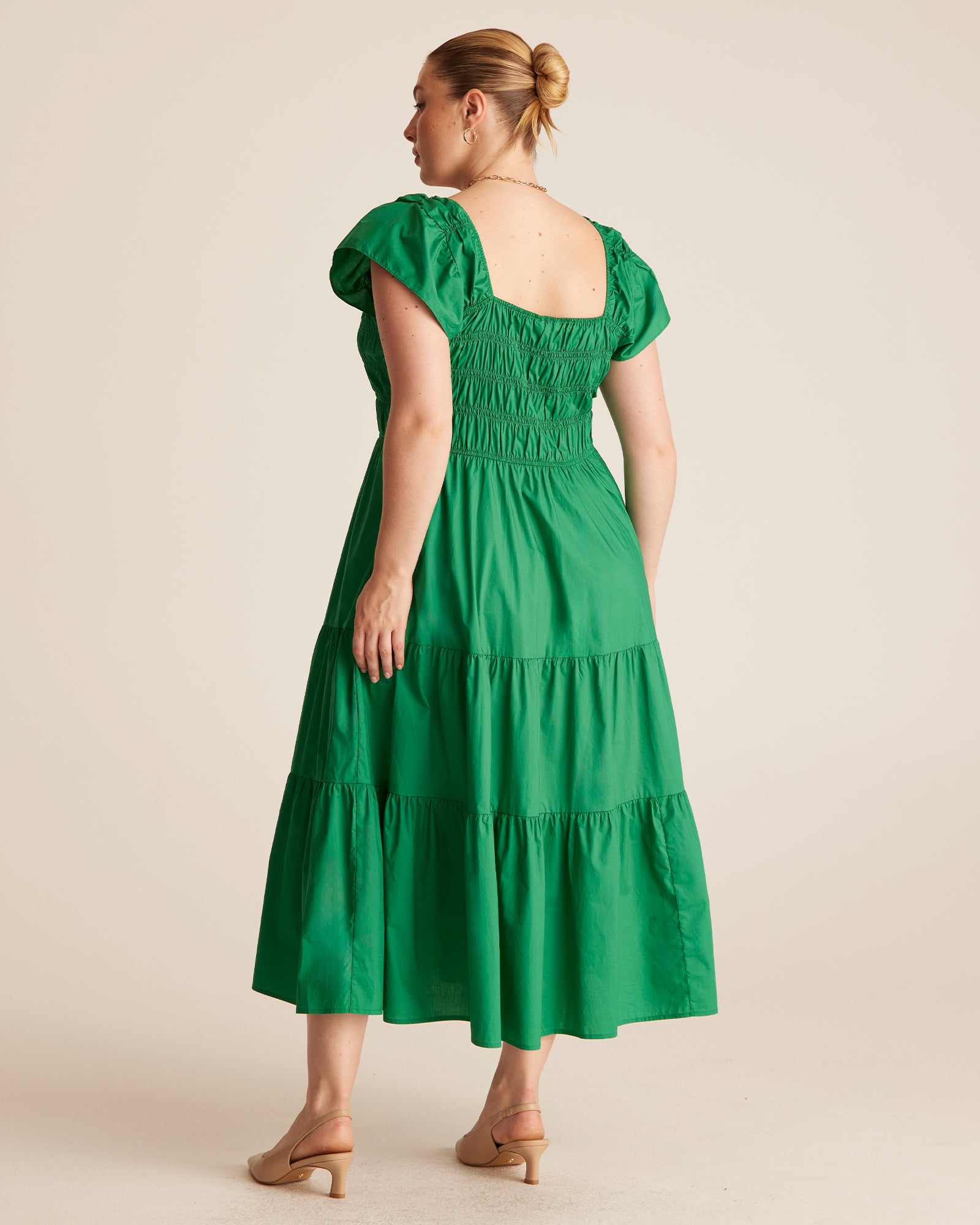 ALANA DRESS - EMERALD - Estelle Clothing
