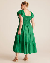 ALANA DRESS - EMERALD - Estelle Clothing
