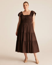ALANA DRESS - Truffle - Estelle Clothing

