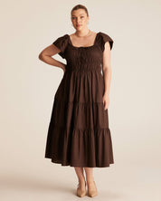 ALANA DRESS - Truffle - Estelle Clothing
