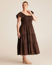 ALANA DRESS - Truffle - Estelle Clothing
