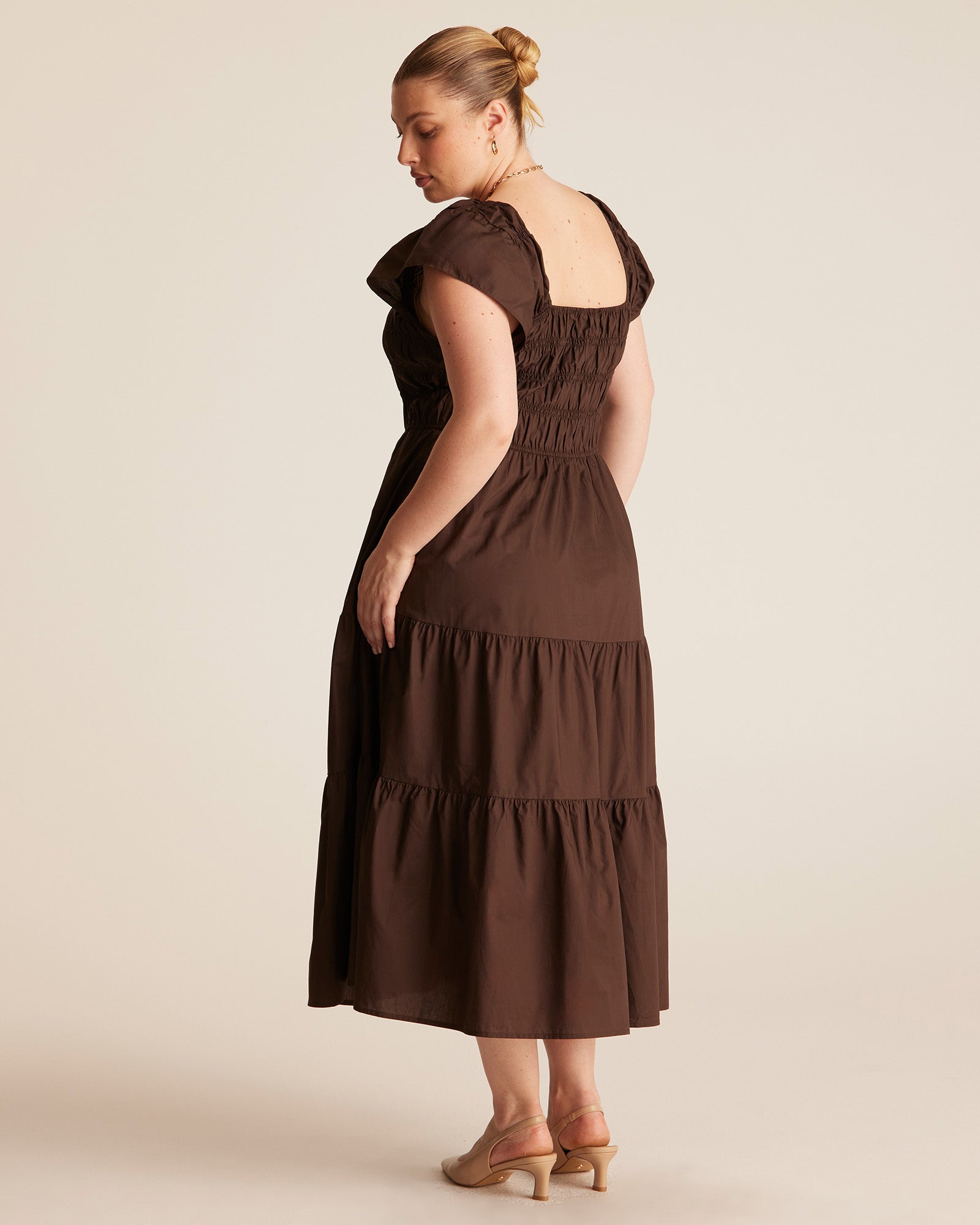 ALANA DRESS - Truffle - Estelle Clothing
