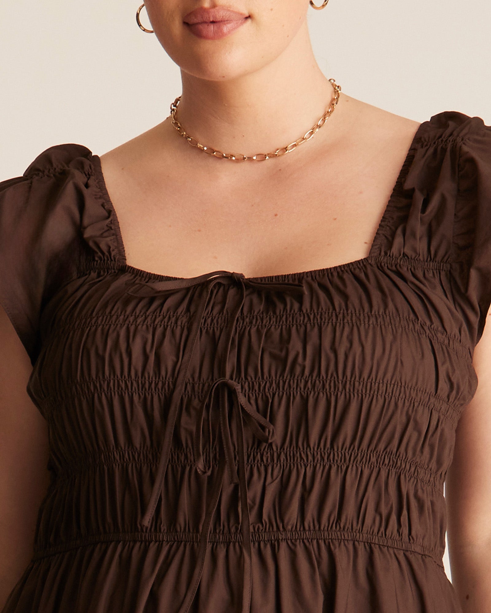 ALANA DRESS - Truffle - Estelle Clothing
