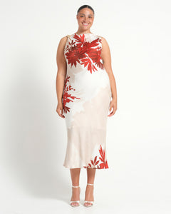 MAISIE DRESS - NATURAL ROSA - Estelle Clothing
