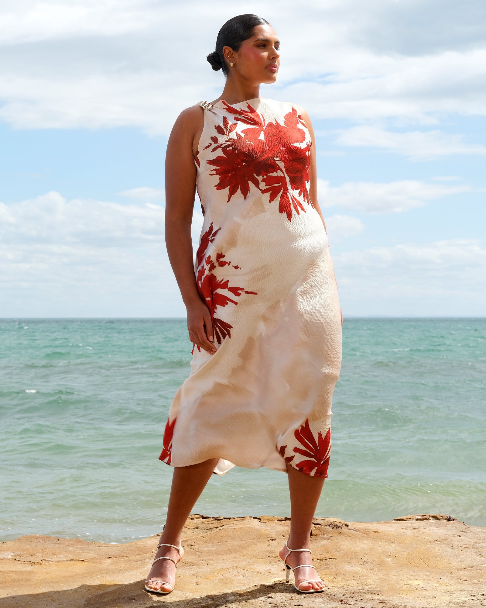 MAISIE DRESS - NATURAL ROSA - Estelle Clothing
