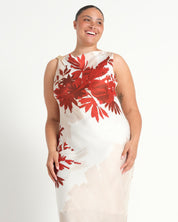 MAISIE DRESS - NATURAL ROSA - Estelle Clothing
