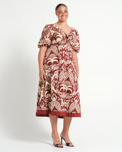 AURELA DRESS - TERRACOTTA - Estelle Clothing
