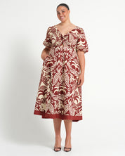 AURELA DRESS - TERRACOTTA - Estelle Clothing
