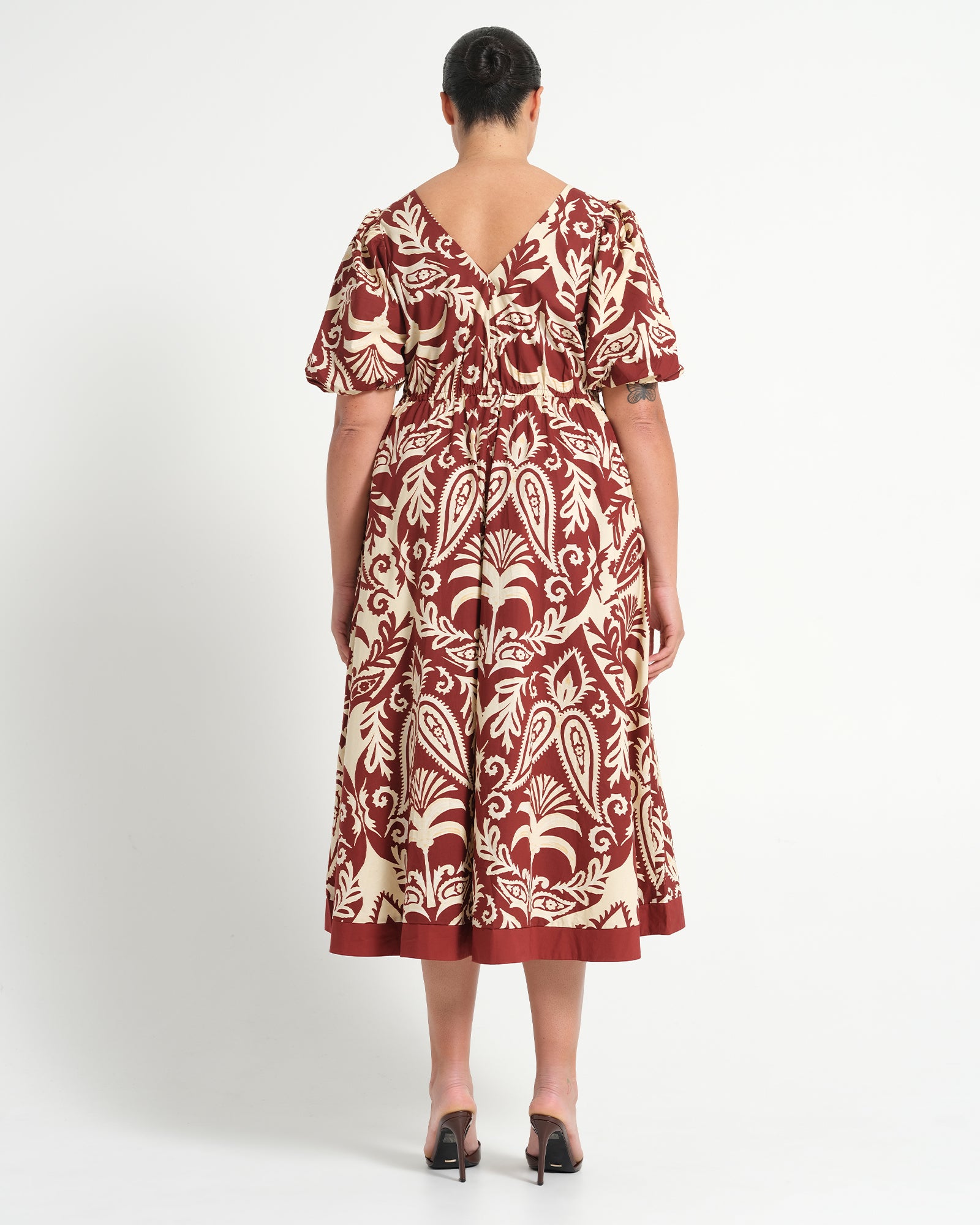 AURELA DRESS - TERRACOTTA - Estelle Clothing

