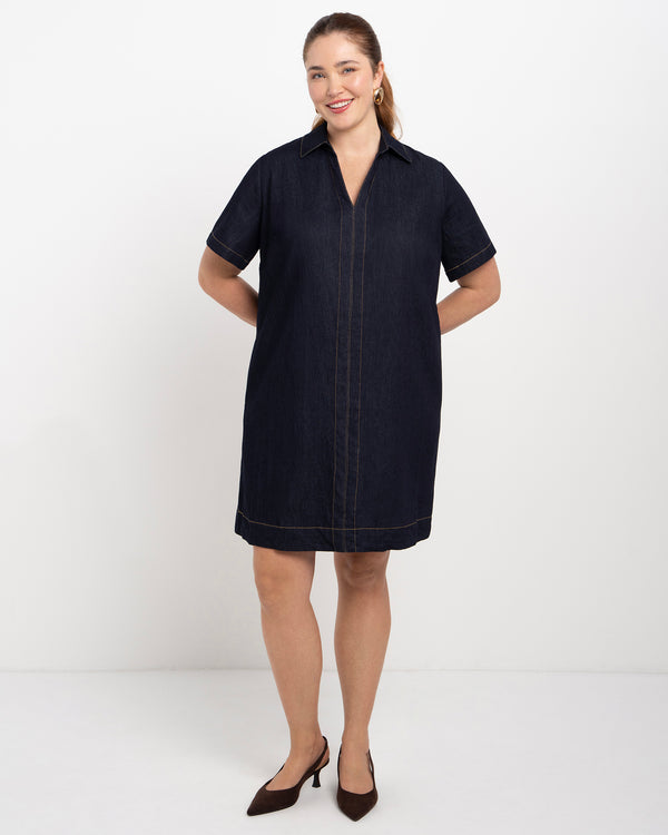 Estelle Women's Avah Dress - Indigo Noir