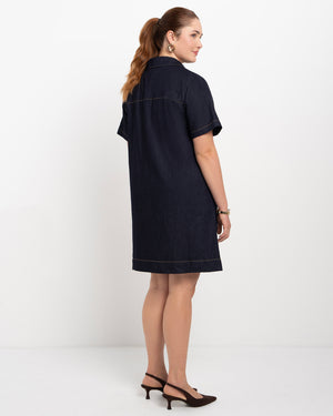 Estelle Women's Avah Dress - Indigo Noir