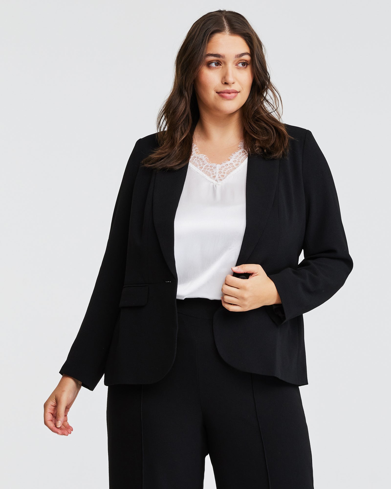 Megan Black Blazer