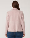 Cropped Floater Jacket - Dusty Pink - Estelle Clothing