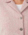 Cropped Floater Jacket - Dusty Pink - Estelle Clothing