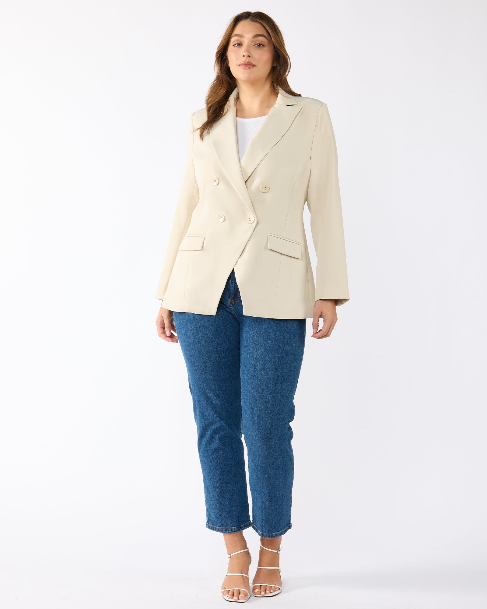 Sophie Jacket - Nude - Estelle Clothing