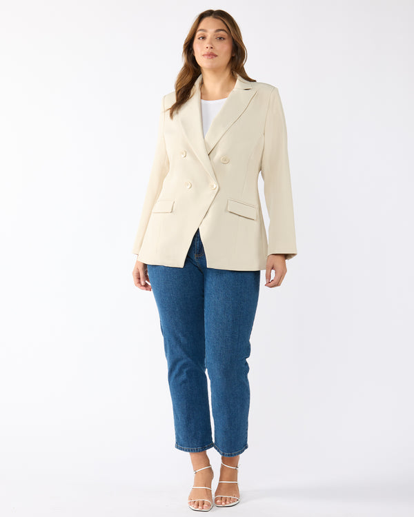 Sophie Jacket - Nude - Estelle Clothing