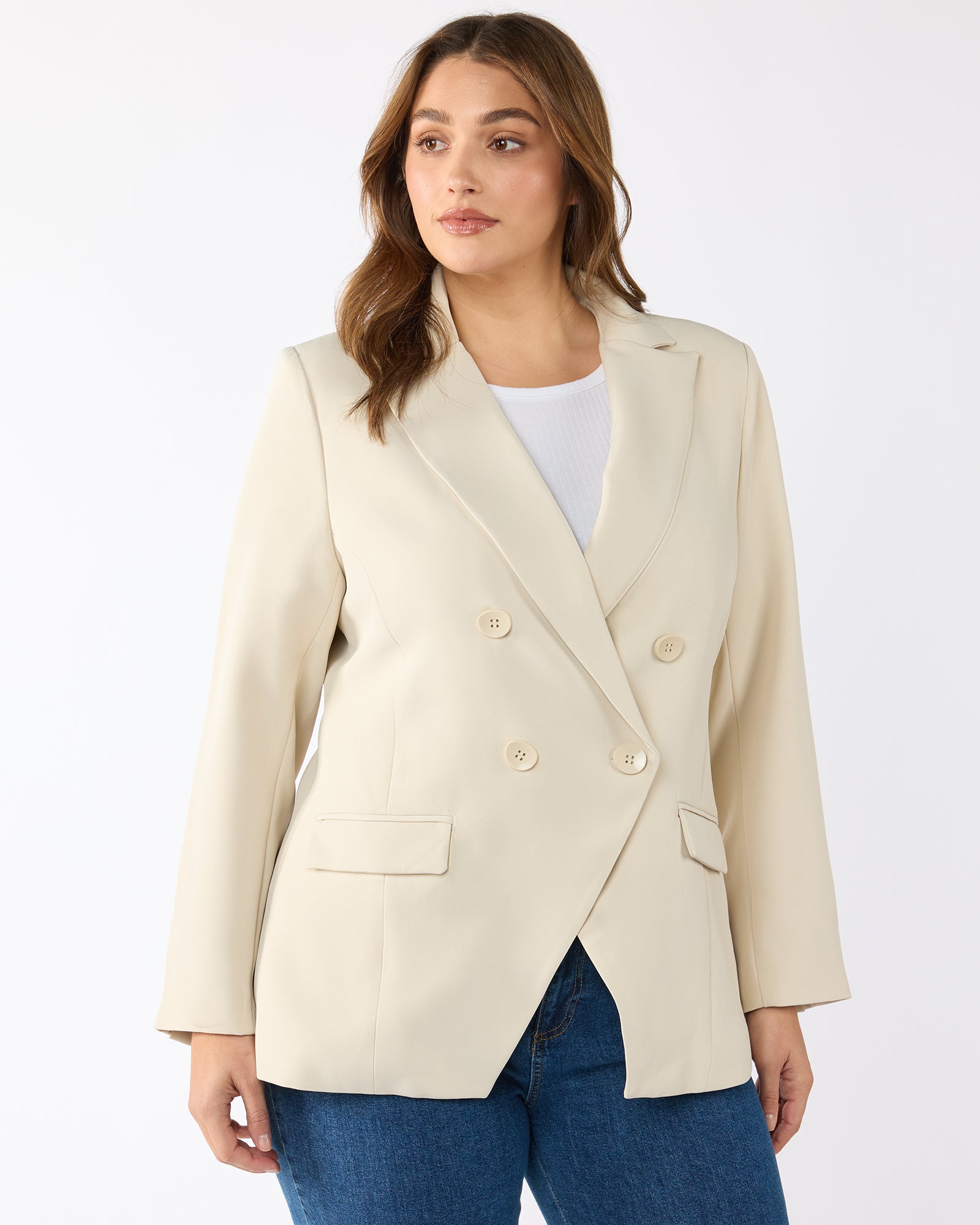 Sophie Jacket - Nude - Estelle Clothing