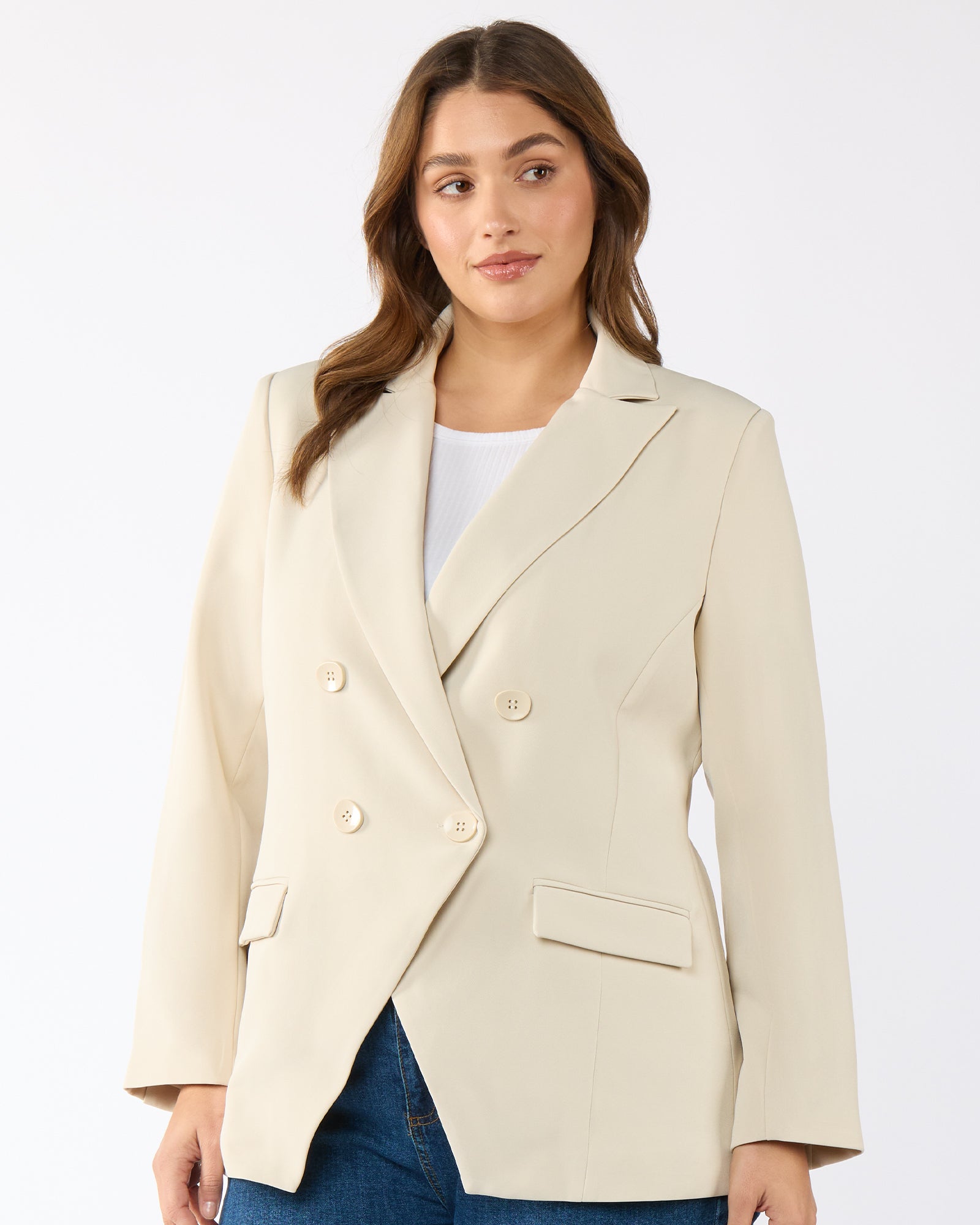 Sophie Jacket - Nude - Estelle Clothing