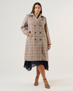 Frostfall Coat - Frosted Cocoa - Estelle Clothing