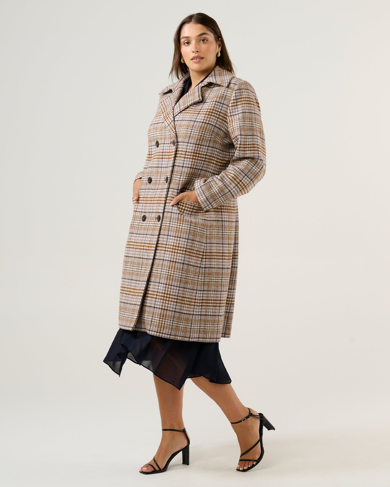 Frostfall Coat - Frosted Cocoa - Estelle Clothing