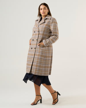 Frostfall Coat - Frosted Cocoa - Estelle Clothing
