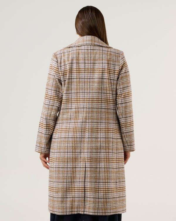 Frostfall Coat - Frosted Cocoa - Estelle Clothing