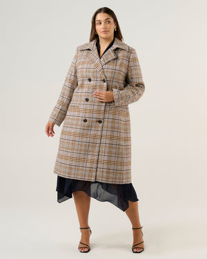 Frostfall Coat - Frosted Cocoa - Estelle Clothing