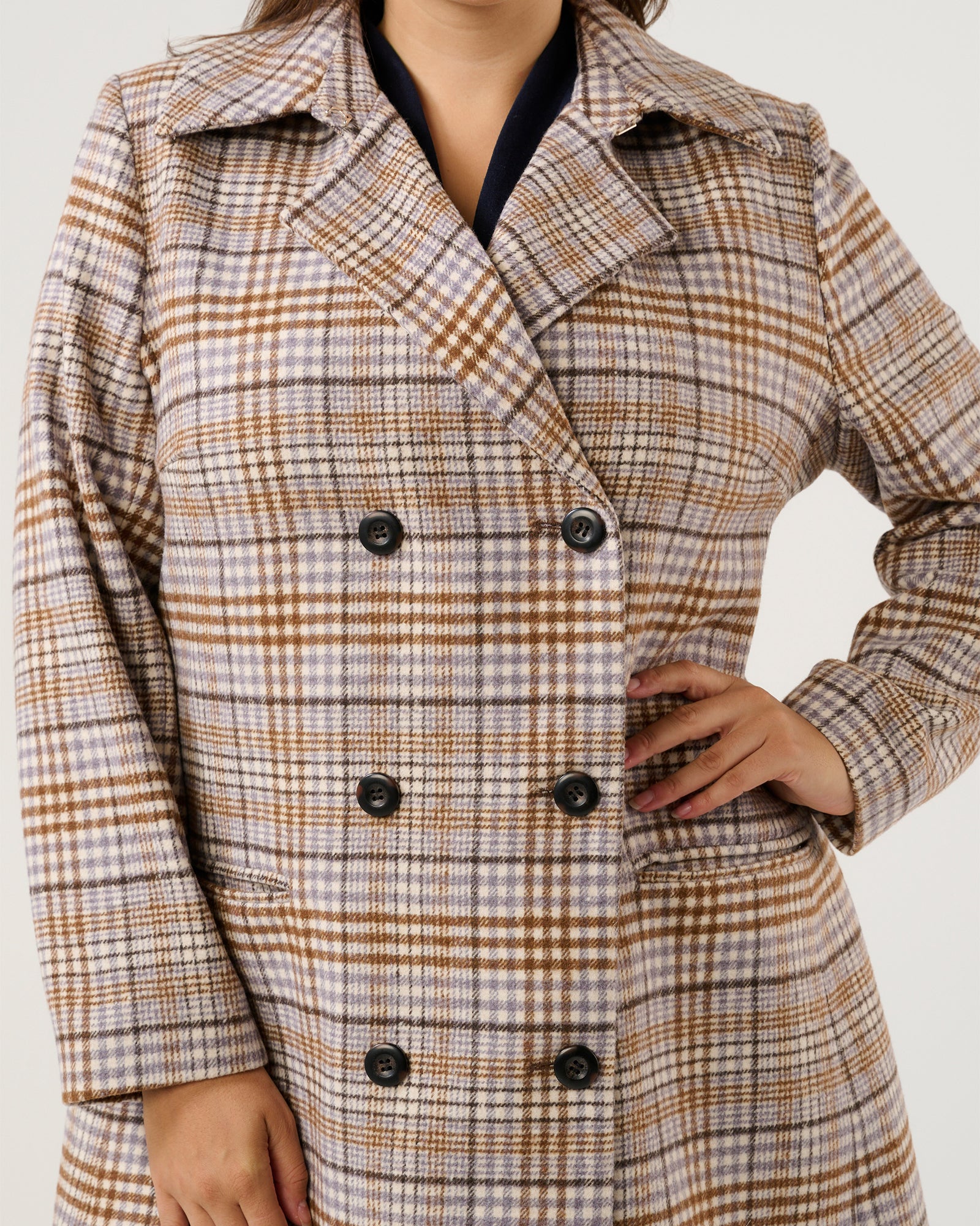 Frostfall Coat - Frosted Cocoa - Estelle Clothing