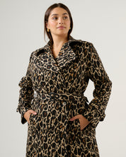 Shari Trench - Leopard - Estelle Clothing
