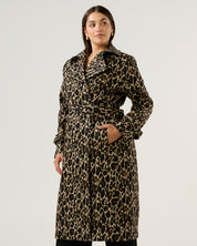 Shari Trench - Leopard - Estelle Clothing
