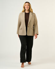 Valerie Jacket - Taupe - Estelle Clothing
