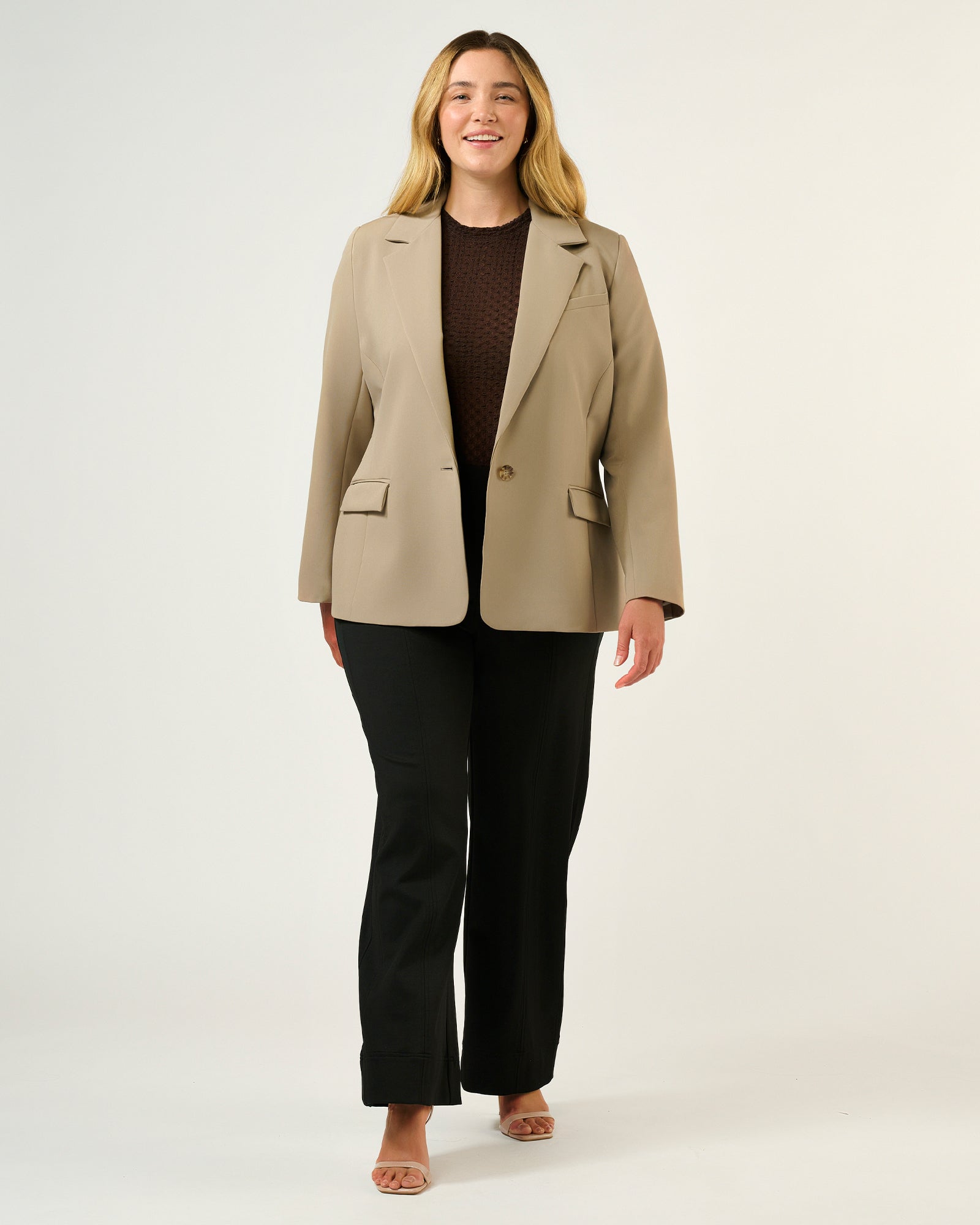 Valerie Jacket - Taupe - Estelle Clothing
