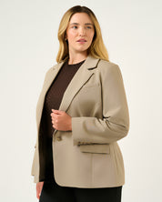 Valerie Jacket - Taupe - Estelle Clothing
