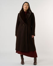 Alastair Coat - Mocha - Estelle Clothing
