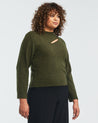 Cut Out Cozy Knit - Olive - Estelle Clothing