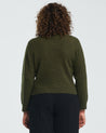 Cut Out Cozy Knit - Olive - Estelle Clothing