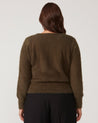 Camille Pearl Cardi - Olive - Estelle Clothing