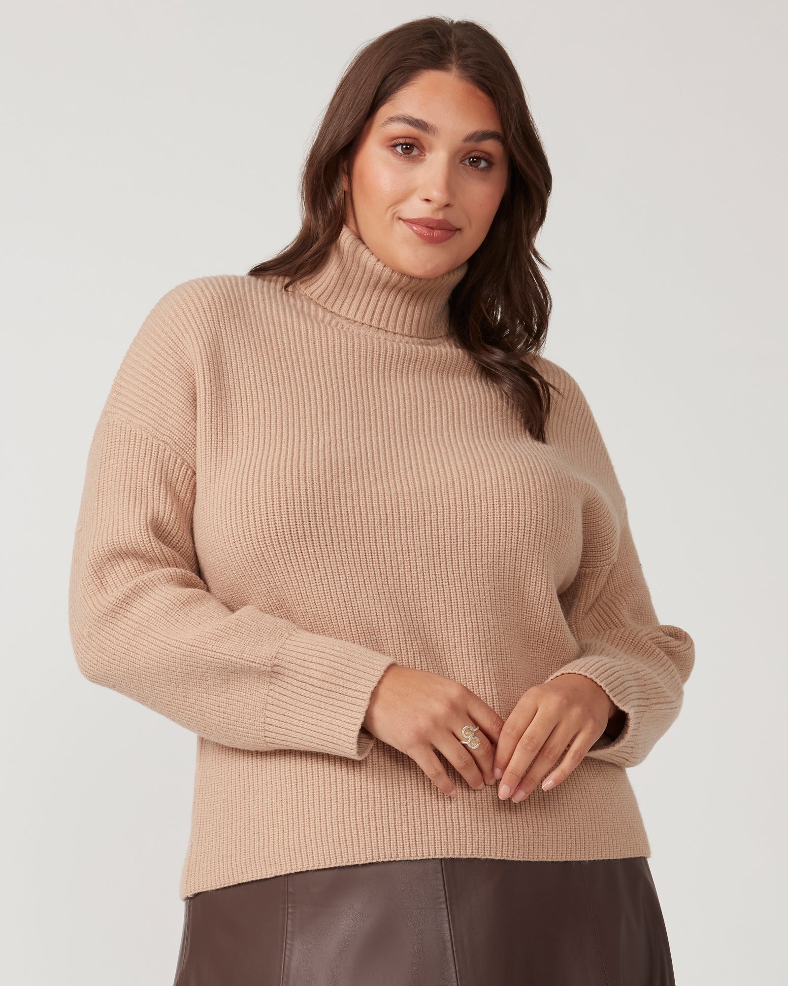 Cadence Knit - Beige - Estelle Clothing