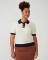 Romeo Knit - Cream/Navy - Estelle Clothing