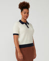 Romeo Knit - Cream/Navy - Estelle Clothing