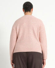 Night Crew Sparkle Knit - Blush Pink - Estelle Clothing
