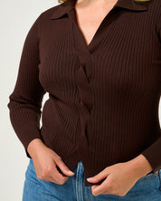 Bronti Knit - Chocolate - Estelle Clothing