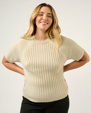 Sera Knit - Oat - Estelle Clothing
