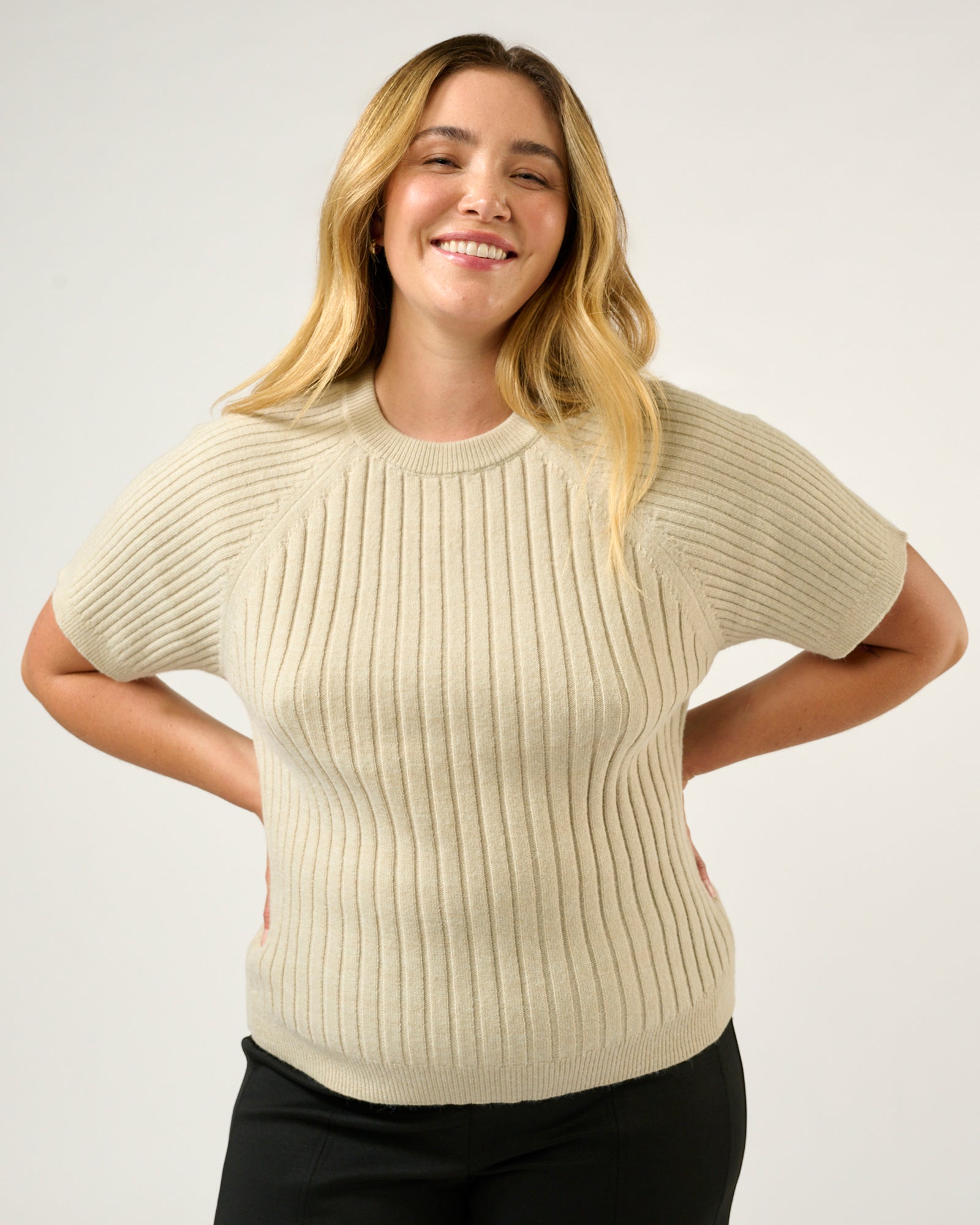 Sera Knit - Oat - Estelle Clothing