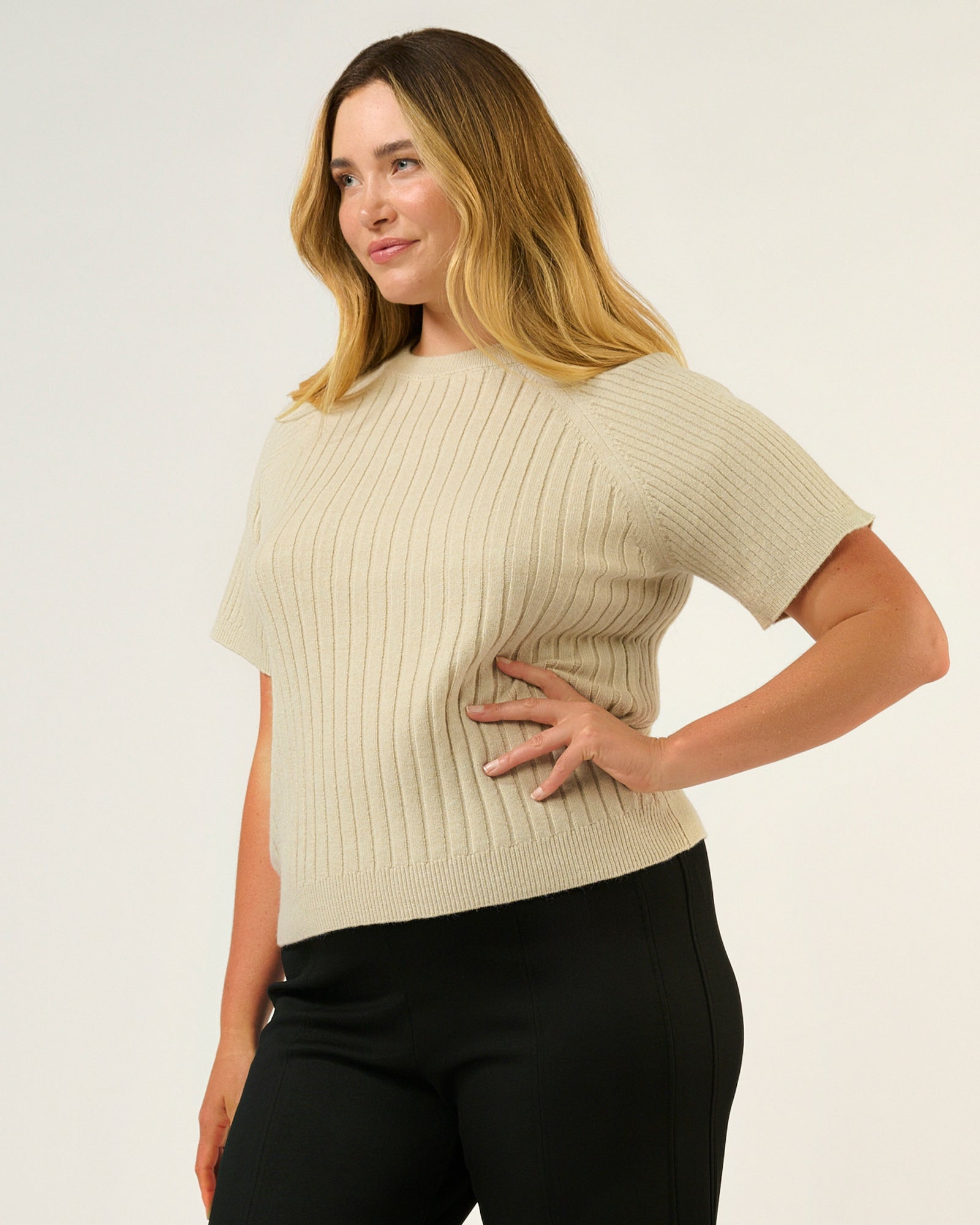 Sera Knit - Oat - Estelle Clothing